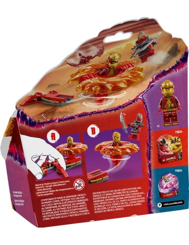 LEGO NINJAGO SPINNER DEL DRAGO SPINJITZU DI KAI