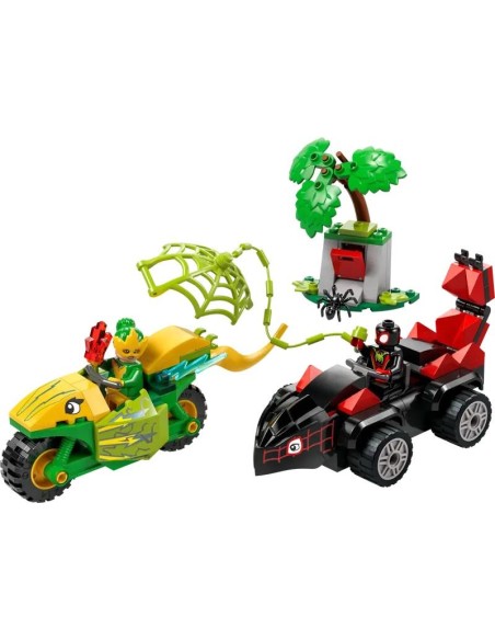 LEGO SPIDEY INSEGUIMENTO SUI DINO-VEICOLI DI SPIN ED ELECTRO