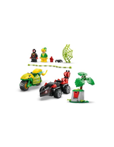 LEGO SPIDEY INSEGUIMENTO SUI DINO-VEICOLI DI SPIN ED ELECTRO