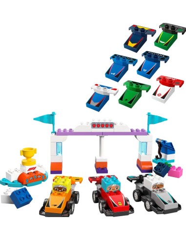 LEGO DUPLO TOWN AUTO DA CORSA E PILOTI TEAM F1®