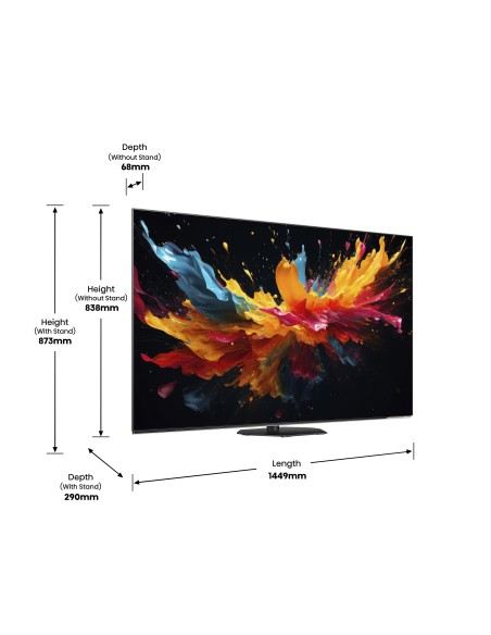 HISENSE 65A86N TVC 65" 4K  OLED    SMART SAT DOLBY ATMOS