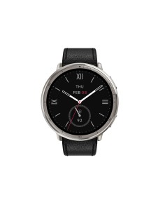 AMAZFIT ACTIVE2 ROUND PREMIUM EDIT. BLACK LEATHER PREMIUM+RED SPORT S.