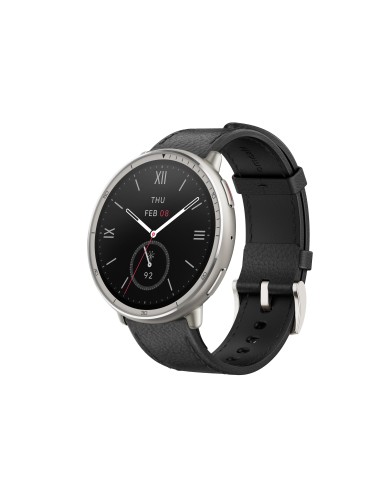 AMAZFIT ACTIVE2 ROUND PREMIUM EDIT. BLACK LEATHER PREMIUM+RED SPORT S.