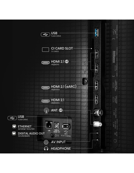 HISENSE 55U79Q TVC 55" 4K MINI LED  SMART SAT DOLBY ATMOS