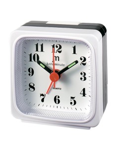 LOWELL U5303B OROLOGIO DA TAVOLO AL QUARZO SVEGLIA BIANCO