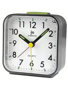 LOWELL JA7102G OROLOGIO DA TAVOLO AL QUARZO SVEGLIA/LUCE GRIGIO