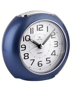 LOWELL JA7105A OROLOGIO DA TAVOLO AL QUARZO SVEGLIA AZZURRO