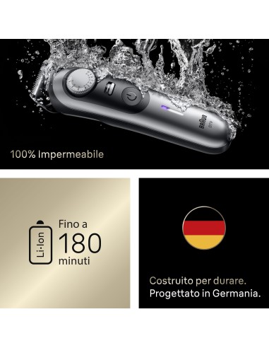 BRAUN BT9520 REGOLABARBA BEARD     TRIMMER