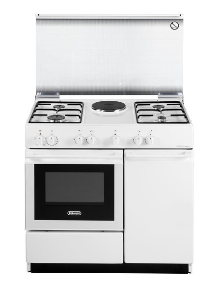 DE_LONGHI SEW8541NEDM CUCINA 86X50 PB BIANCA F.E. 4F+1P GRILL ELETTR.
