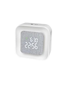 LOWELL JD9534 OROLOGIO DA TAVOLO DIGITALE BIANCO SVEGLIA LUCE NOTTURNA