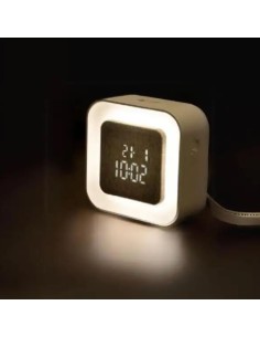 LOWELL JD9534 OROLOGIO DA TAVOLO DIGITALE BIANCO SVEGLIA LUCE NOTTURNA 2