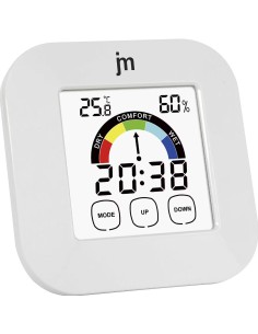 LOWELL JD9038B TERMO/IGROMETRO DIGITALE BIANCO SVE/TEMP/UMID MAGNETICO