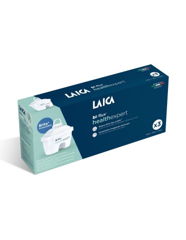 LAICA P3M FILTRO BI-FLUX HEALTHEXPERT CONFEZIONE 3 PEZZI