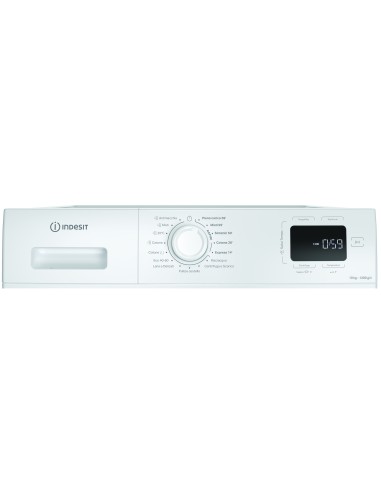 INDESIT IM1072MYTIMEIT LVB A-10% 10KG 1200G INVER. SMALL DIGIT DISPLAY