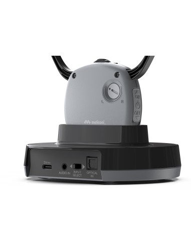 MELICONI EASY AUDIO STETO CUFFIA TV WIRELESS INGRESSO OTTICO/JACK
