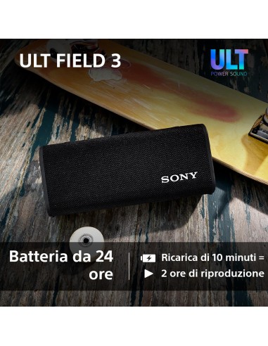 SONY SRS-ULT30B NERO SPEAKER BLUETOOTH 5.3 IP67 12 ORE AUTONOMIA