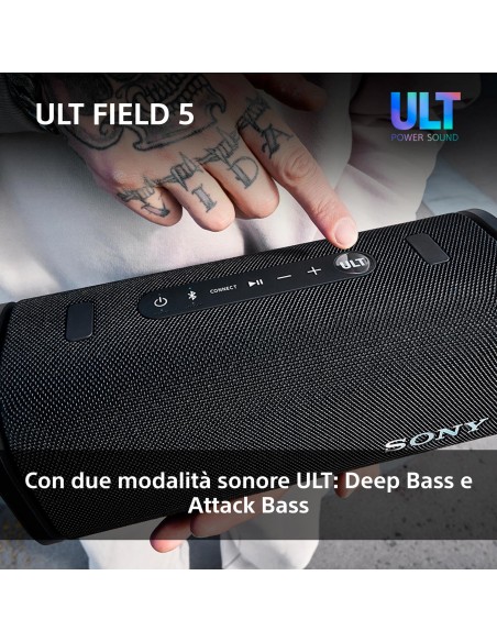 SONY SRS-ULT50B NERO SPEAKER BLUETOOTH 5.3 IP67 12 ORE AUTONOMIA