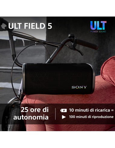 SONY SRS-ULT50B NERO SPEAKER BLUETOOTH 5.3 IP67 12 ORE AUTONOMIA