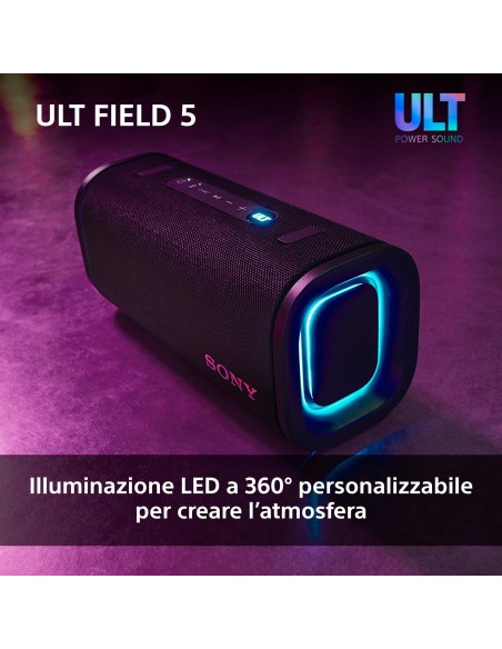 SONY SRS-ULT50B NERO SPEAKER BLUETOOTH 5.3 IP67 12 ORE AUTONOMIA