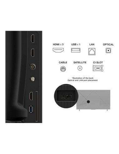 TCL 50P69K TVC 50" 4K GOOGLE SAT