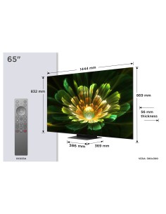 TCL 65C79K TVC 65" 4K MINILED 144HZ GOOGLE SAT/AUDIO B&O 2