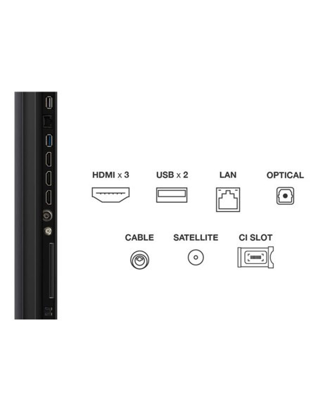 TCL 50C69KS TVC 50" 4K QLED MINILED60HZ TVSAT/AUDIO ONKYO