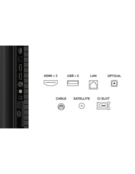TCL 85P79K TVC 85" 4K QLED GOOGLE  TVSAT/AUDIO ONKYO + SUBWOOFER