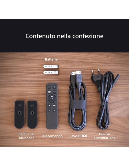SONY HTBD60 SOUNDBAR 3.1.2 350W SUB WIRELESS BT DOLBY ATMOS