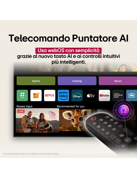 LG 55NANO81A6A TVC 55" 4K SMART    TVSAT TELECOMANDO PUNTATORE