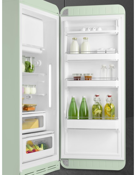 SMEG FAB28RPG6 FRIGO C VERDE PASTELLO ANNI 50 60CM MONOPORTA CERN. DX