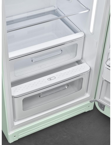 SMEG FAB28RPG6 FRIGO C VERDE PASTELLO ANNI 50 60CM MONOPORTA CERN. DX