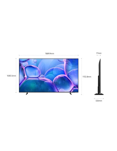 SAMSUNG UE85U7000FU TVC 85" 4K     SMART ONE REMOTE TVSAT