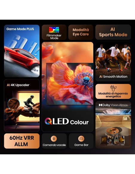HISENSE 65E79Q TVC 65" 4K QLED     SMART DOLBY VISION SAT