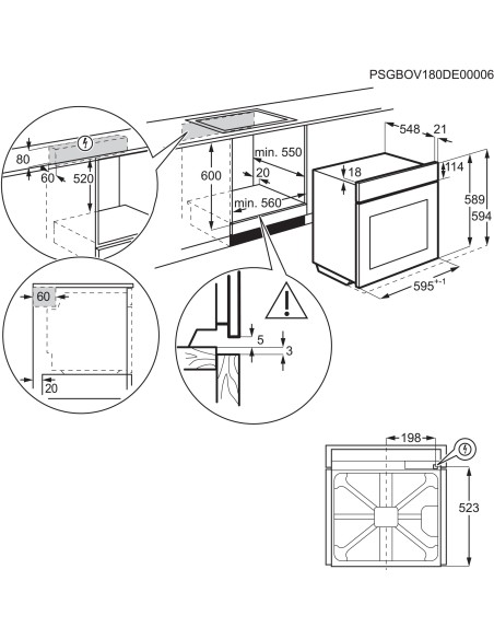 AEG GR6PB53FSB FORNO A VAPORE 25%  A++ PIROLITICO WIFI NERO DISPLAY