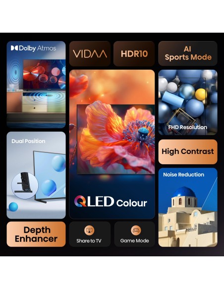 HISENSE 40A59Q TVC 40" FHD QLED    SMART  SAT