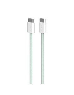 PURO PUCCCFABK415MTGRN CAVO IN TESSUTO USB-C/USB-C 1,5M 60W VERDE