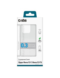 SBS TESKINOPR13FT OPPO RENO 13F/13FS COVER IN GOMMA TRASPARENTE 2