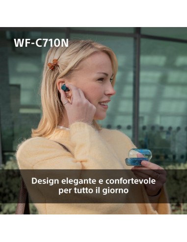 SONY WF-C710NL AURICOLARI BLUETOOTH TWS BLU IPX4 CANCELL.RUMORE