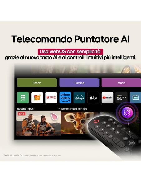 LG 43QNED80A6 TVC 43" QNED 4K SMARTTVSAT