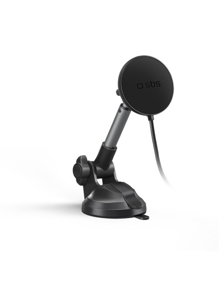 SBS TESUPPMAG15WLONGARM SUPPORTO AUTO TELESCOPICO WIRELESS CON VENTOSA