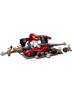 LEGO CITY FORMULA 1 PITSTOP E MECCANICI CON MONOPOSTO FERRARI F1® 2
