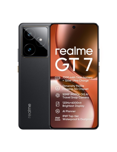 REALME GT7 BUNDLE 5G ICESENSEBLACK  12/512GB + RMX5061