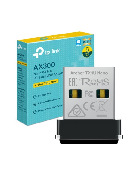 TPLINK ARCHER TX1U NANO WI-FI 6 AX300 ADATTATORE USB