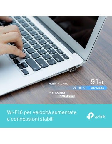 TPLINK ARCHER TX1U NANO WI-FI 6 AX300 ADATTATORE USB