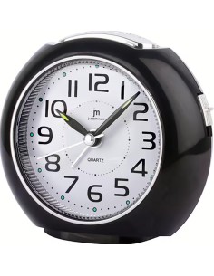 LOWELL JA7105N OROLOGIO DA TAVOLO AL QUARZO SVEGLIA NERO