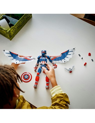 LEGO SUPER HEROES MARVEL NUOVO PERSONAGGIO COSTRUIBILE DI CAPTAIN AMER