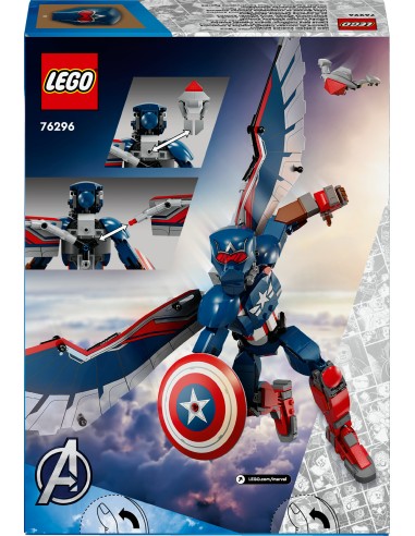 LEGO SUPER HEROES MARVEL NUOVO PERSONAGGIO COSTRUIBILE DI CAPTAIN AMER