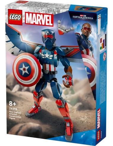 LEGO SUPER HEROES MARVEL NUOVO PERSONAGGIO COSTRUIBILE DI CAPTAIN AMER