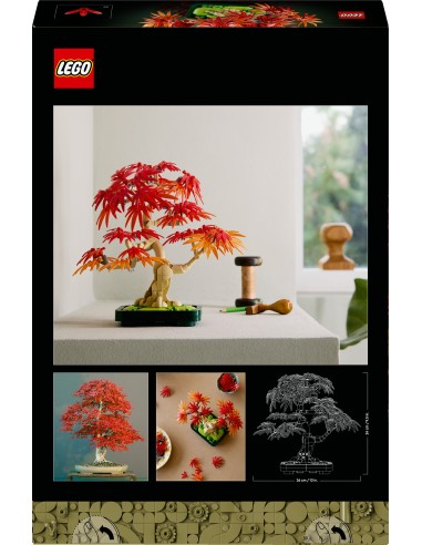 LEGO BOTANICALS BONSAI DI ACERO ROSSO GIAPPONESE