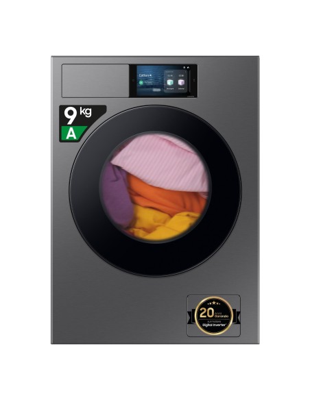SAMSUNG WF90F09C4SU3 LVB A-55% 9KG  1400G DARK SILVER STEEL OBLO' NERO